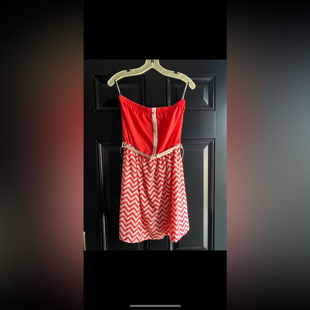 Yahada Vibrant Red Dress